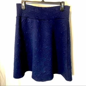 Women’s Navy Blue Cotton Blend Skirt size M